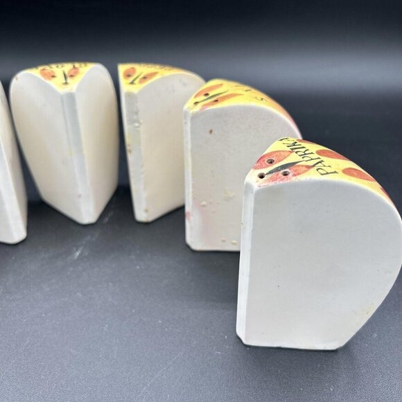 Mid-Century Ceramic Apple Shaped Spice Rack Set, Fruit Decor Japan 50s - Picture 5 of 8